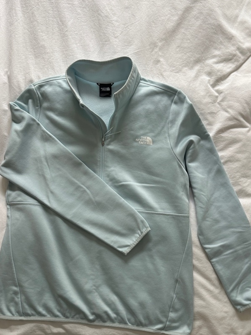 The North Face Light Blue Women's Quarter-Zip Fleece